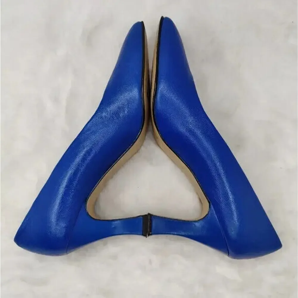 Vintage blue leather pump by Etienne Aigner sz 7.5 N